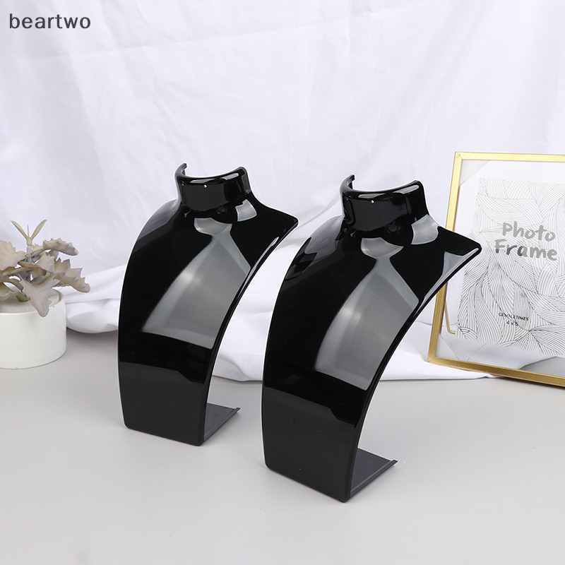 < Beartwo > Trưng bày trang sức Vòng cổ mô hình thời trang Mặt dây chuyền hình nộm Bông tai trưng bày đứng đẹp