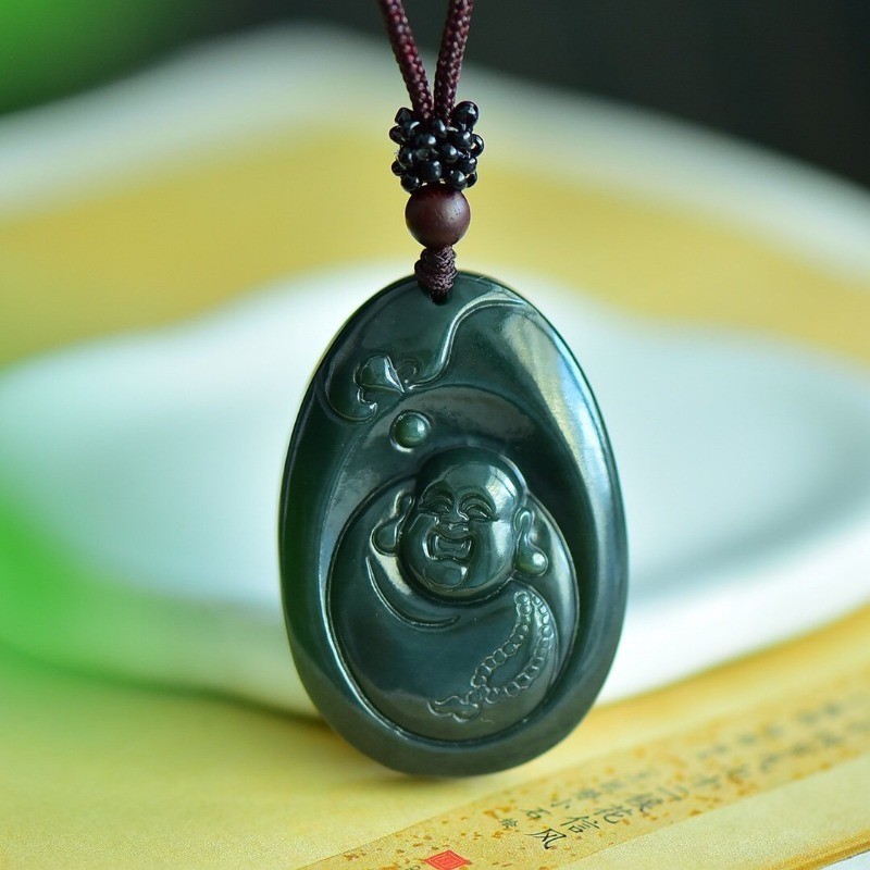 Mặt Dây Chuyền Phật Sapphire Chạm Khắc Tinh Tế - Bán Chạy