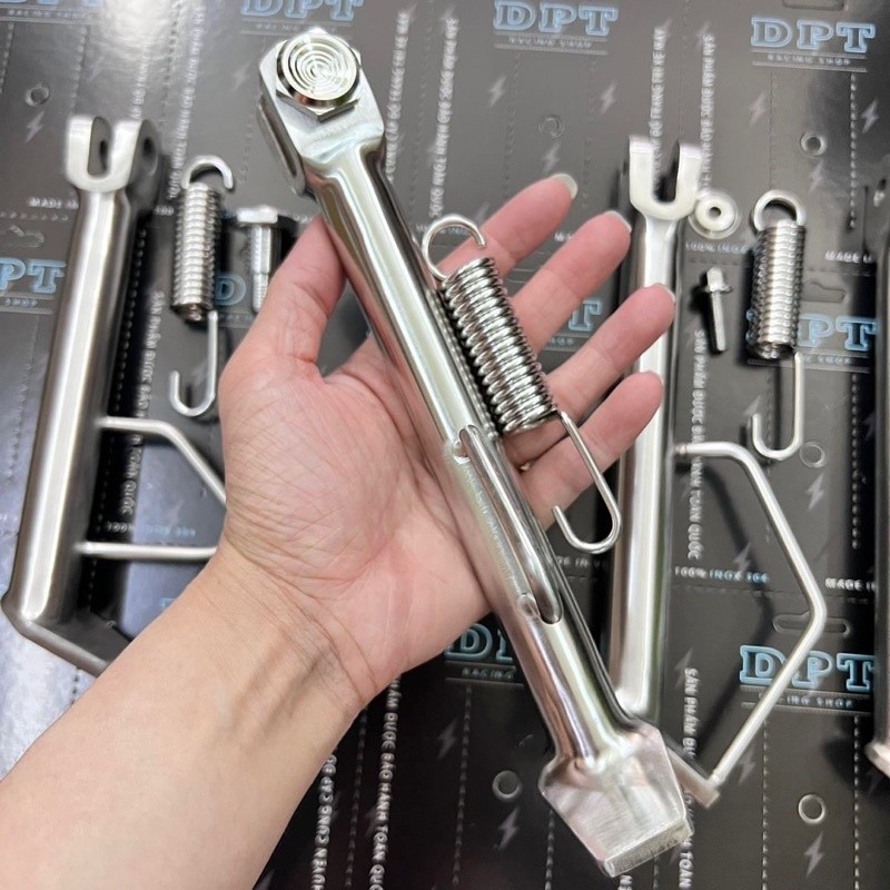 Chân chống Inox, Chân chống Inox 304 tặng kèm cốt xỏ chống nghiêng Inox ...