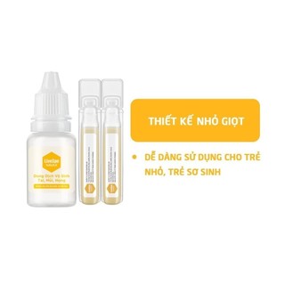 Dung Dịch Vệ Sinh Tai Mũi Họng Livespo Navax Kids Giúp Giảm Sổ Mũi Cho Trẻ Sơ Sinh (Hộp 5 Ống) - Chính hãng