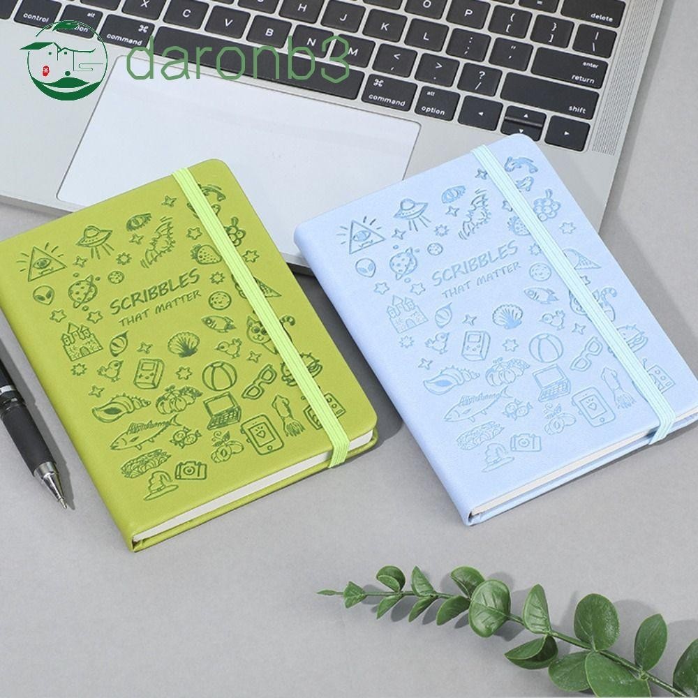 Sổ tay DARONUN, có dây đeo Notepad Phim hoạt hình Trơn Ruling A5 Tạp ...