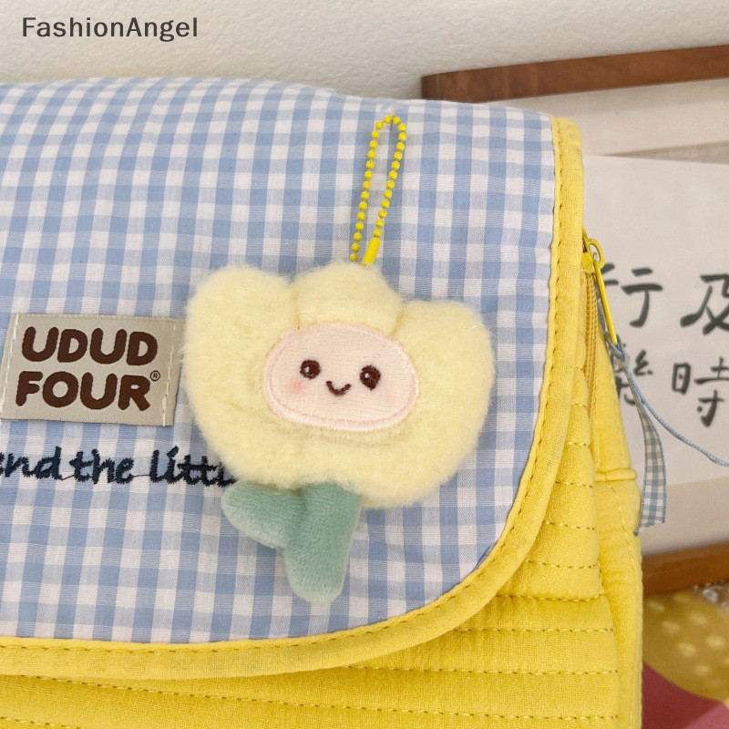 FashionAngel Hoạt Hình Dễ Thương Sang Trọng Móc Khóa Mềm Nhồi Bông Hoa Búp Bê Túi Mặt Dây Chuyền Trang Trí Móc Khóa Ô Tô Phụ Kiện Cô Gái Quà Tặng TH