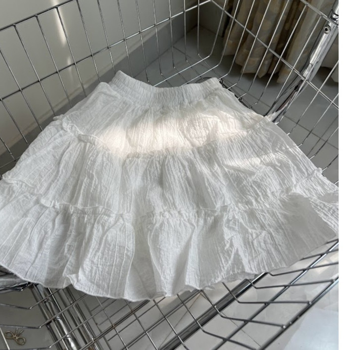 Chân váy nữ ngắn chất voan tầng xòe dáng ngắn  cạp chun có lót quần trong phong cách Hàn Quốc dễ thương- CV050