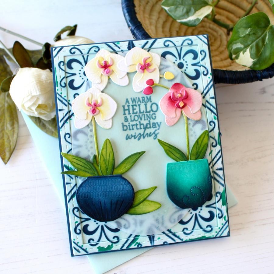 Bình Hoa Kim Loại Thép Carbon Cắt Khuôn DIY Dập Nổi Khắc Bản Mẫu crapbook Giấy Thủ Công Thiệp Chúc Mừng Ảnh Album Cắt Chết