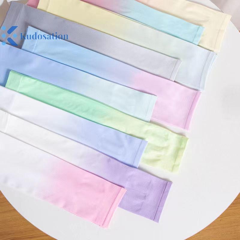 Kudosation UPF50 + Tay Áo Vải Băng Thoáng Khí Nhanh Khô Chạy Thể Thao Chống Nắng Chống Tia UV Vỏ Tay Dài Tay Đi Xe Đạp Tay Áo