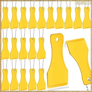 20 Chiếc Dụng Cụ Cạo Nhựa Móc Khóa Xổ Số Vé Scratcher Dụng Cụ Móc Khóa Cạp Cho Xổ Số Tcket Scratcher Móc Khóa