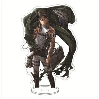 Móc Khoá, Mô Hình Standee Anime Attack On Titan Eren Jaeger Mikasa Trang Trí Bàn Học