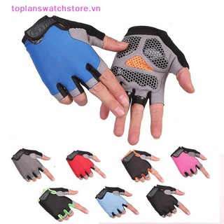 Toplanswatchstore Tập Gym Thể Dục Thoáng Khí Chống Trơn Trượt Nam Nữ Nửa Ngón Tay Mùa Hè Câu Cá Đi Xe Đạp Găng Tay Ngón Tay Nữ VN