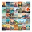 A5 In Màu - Set 100 Tờ Poster Giấy Dán Tường - HÌNH CÁC THÀNH PHỐ - Decor Trang Trí Nhà | MS: 111297
