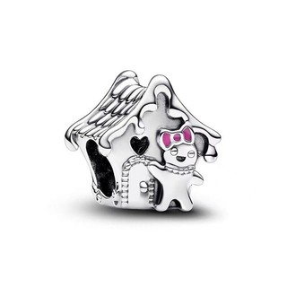 Trang sức charm DIY hình người tuyết chủ đề Giáng sinh còn hàng