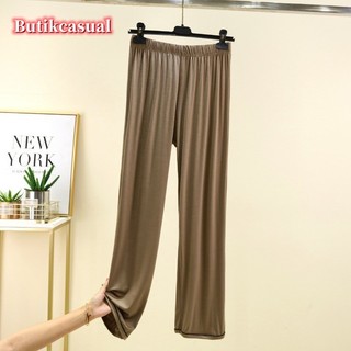 Phụ Nữ Modal Quần Rộng Xuân Hè Rời Cao Cấp Quần Pyjama Rời Size Lớn Quần