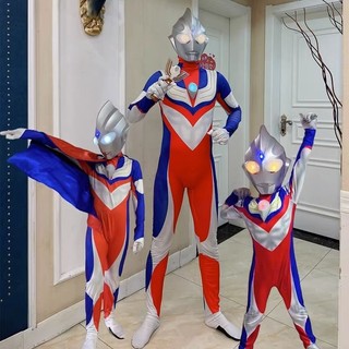 Diga Ultraman trang phục cộng với kích thước Quần áo trẻ em Đồ chơi sinh nhật Bé trai cos Trang phục trực tiếp Trang phục biểu diễn Ultraman Deca cosplay plus size quần áo trẻ em20250317