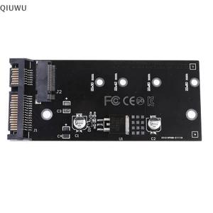 Qiuwu B + m key m.2 ngff ssd to m.2 sata 3 raiser m.2 sang sata thẻ mở rộng bộ chuyển đổi.