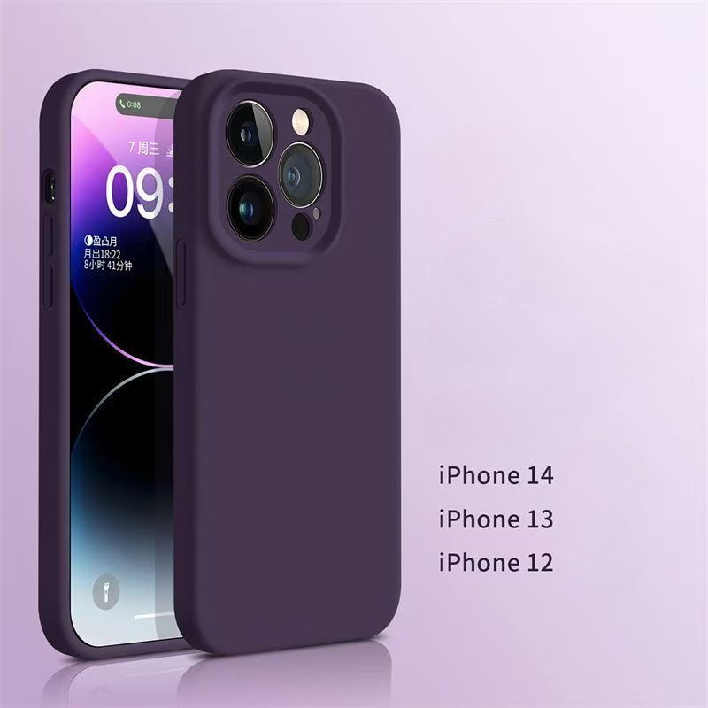 Ốp Điện Thoại Silicon Màu Hồng Dopamine Thích Hợp Cho IPhone 17 16 15 14 13 12 11 Pro Max Air Plus 16E Ốp lưng