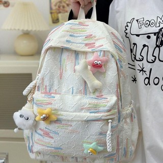 Ba lô HOBBYIN, Túi đi học Nylon siêu nhẹ, Ba lô du lịch dung tích lớn đơn giản