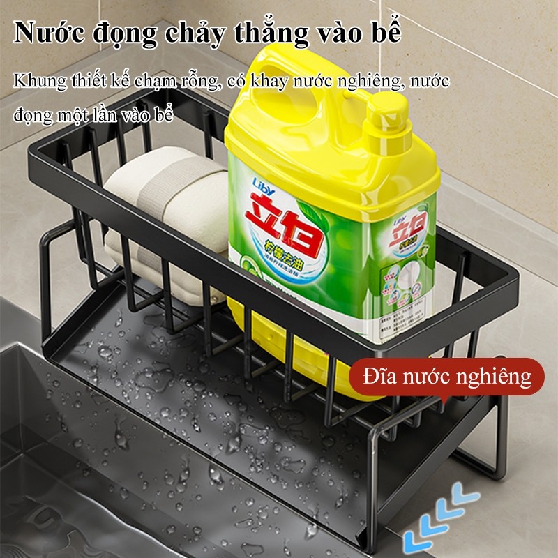 KỆ ĐỂ ĐỒ RỬA CHÉN BÁT MẠ KẼM, KỆ NHÀ BẾP TIỆN ÍCH