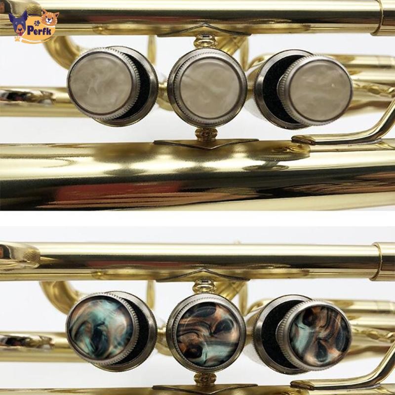 Nút chìa khóa Trumpet Cornet bằng nhựa Mica khảm cho phụ kiện Trumpet