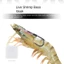 TOPTOOLCX 5 Móc Mồi Tôm Sống, Móc Đôi Wacky Giun Không Cỏ Thép carbon Cao Cấp Fishhook, Pickerel Mềm Giun 3 Kích Thước Móc Câu Cá Biển