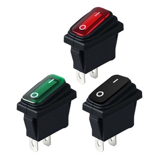 JOJO Công tắc chống nước công nghiệp trên Rocker 2 cực 250V 16A Thiết bị đầu cuối phẳng Công tắc Loại thuyền cho các môi trường khác nhau