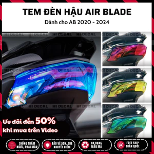 Tem decal dán đèn hậu Air Blade 2020-2024 | Tem Decal Dán Đèn Hậu AB, Dán Đèn, Tem Dán Đèn Xi Nhan