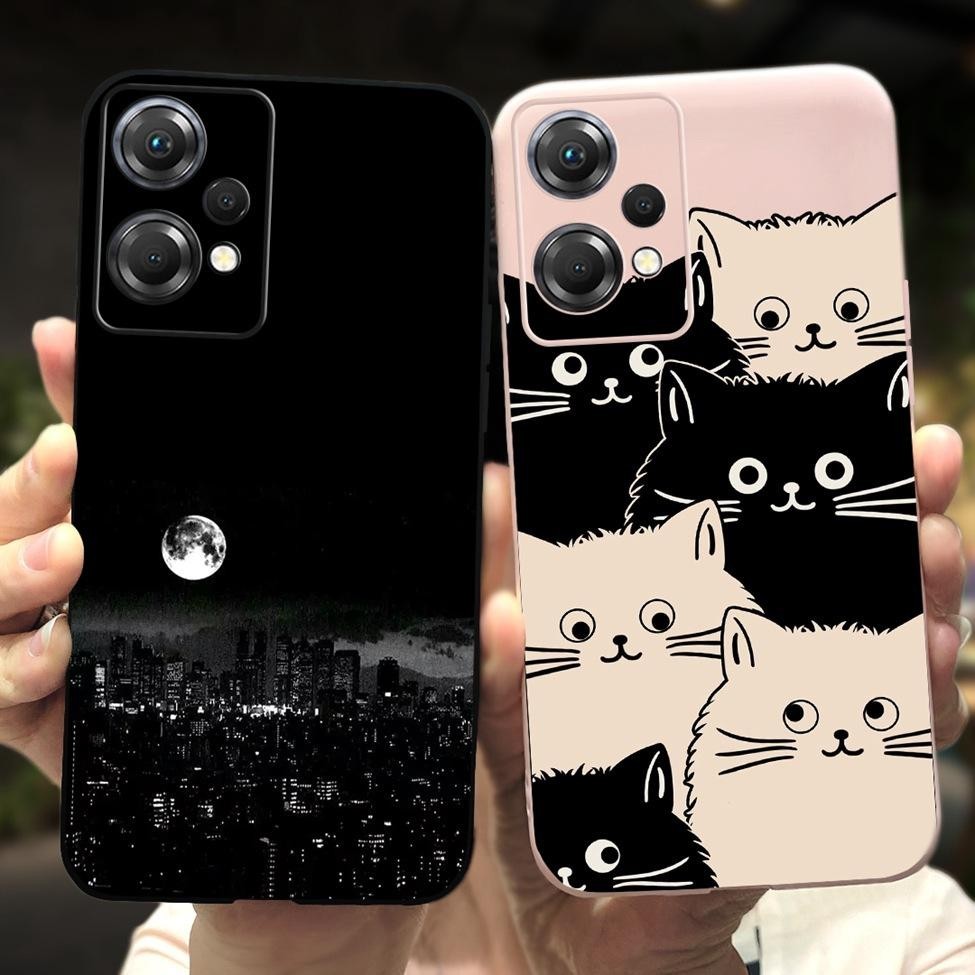 Ốp lưng Oppo K10x PGGM10 Vỏ silicon mềm chống sốc Oppo K10x Vỏ hoa thời trang dễ thương Cô gái mèo sơn