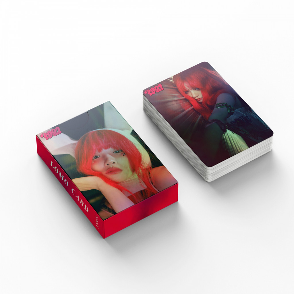 Linxx 55 Chiếc (G) I-DLE YUQI Album Lomo Card Kpop Photocards Bưu Thiếp Series