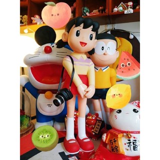 [Shiyi] Đồ nội thất gia đình Doremon Xiaofu Shizuka Nobita Fat Tiger Doll Quà tặng phòng sinh nhật