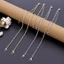 KUEDFEU Dây đeo đồ lót , Dây đeo áo ngực chống trượt bằng kim loại, Dây đeo vai bằng kim cương giả có thể điều chỉnh thời trang