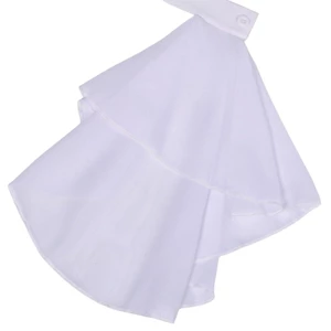 XGB Ruffle Cổ Giả Jabot Trang Phục Thời Trung Cổ Cổ Trắng