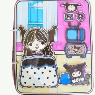 Đồ Chơi Giấy Thủ Công Búp Bê, Đồ Chơi Bé Gái Toca Boca, Bộ Quite Book Nhiều Chủ Đề Cho Bé Gái H0N