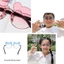 TOPTOOLCX Gấu Hoạt Hình, Kính Mát Trẻ Em Máy Tính Gradient, Tiệc Dễ Thương UV375 Gấu Nhỏ Trẻ Em Kính Chống Nắng Không Vành Cho Bé Trai Bé Gái
