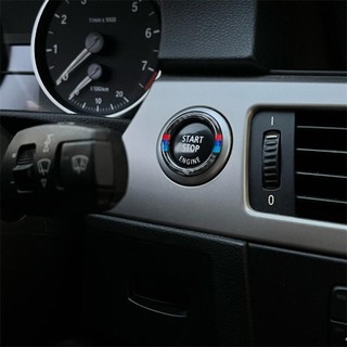 Lookshow Xe Khởi Động Trang Trí Vòng Tròn Decal Dán Khởi Động Động Cơ Nút Một Cú Bấm Cho Xe BMW 3 Series E90 E92 E93 320i Z4 E89 2009-2012 O4S8