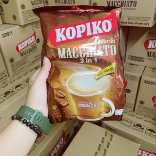 Cà Phê Sữa Kopiko Machiato 3in1 Thái Lan - Bịch 20 Gói