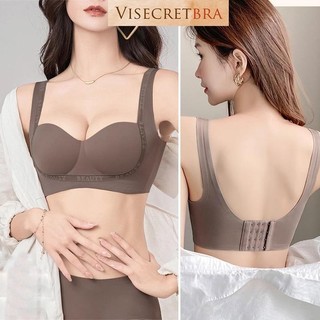 231064 -- [Áo Lùi Size] Áo Ngực Áo Lót Nữ VISECRET BRA Áo Su Đúc Che Mỡ Lưng Không Gọng Không Đường May Bảng Lưng To