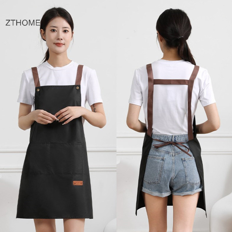 Zthome Chống Bụi Bẩn Tạp Dề Chống Thấm Nước Và Chống Dầu Hộ Gia Đình Nấu Ăn Tạp Dề Thời Trang Người Lớn Quần Áo Làm Việc Phụ Kiện Nhà Bếp HOT