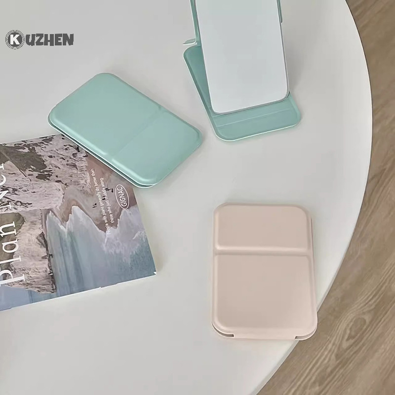 Kuzhen Cầm Tay Để Bàn Đứng Gương Độ Nét Cao Gấp Gương Trang Điểm Trọng Lượng Nhẹ Dễ Dàng Mang Theo Gương Vanity Dụng Cụ Mỹ Phẩm HOT