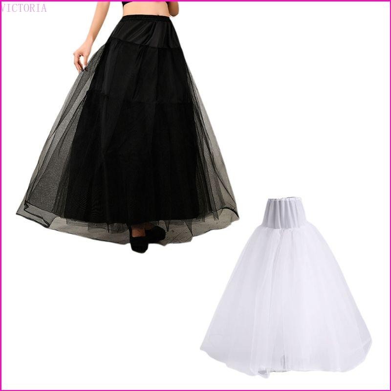 Vic 3 Lớp Lưới Cứng Mềm Hỗ Trợ Vòng Váy Cưới Lông Tơ Petticoat Cô Dâu Wedd