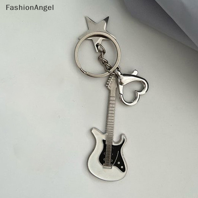 FashionAngel Y2k Guitar Trái Tim Tình Yêu Ngôi Sao Cho Nữ Ngọt Ngào Thoáng Mát Xu Hướng Thời Trang Mặt Dây Chuyền Vintage Thẩm Mỹ Phụ Kiện Quà Tặng Mới TH