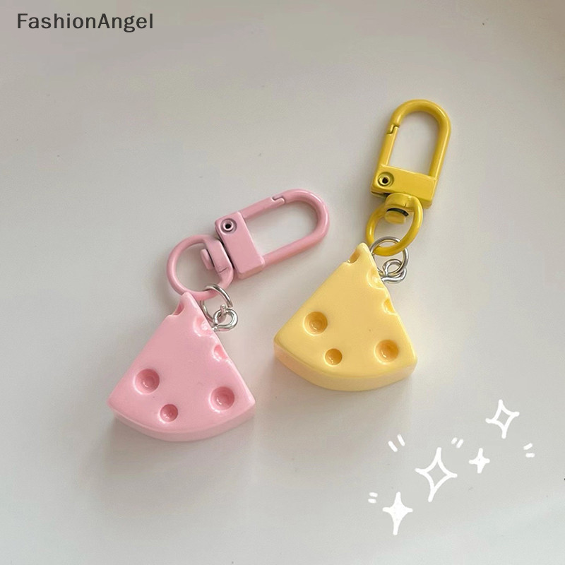 Fashionangel Đáng Yêu Phô Mai Mặt Dây Chuyền Móc Khóa Dễ Thương Mô Phỏng Phô Mai Móc Khóa Ba Lô Mặt Dây Chuyền Cho Bé Gái Trẻ Em Đảng Ủng Hộ TH