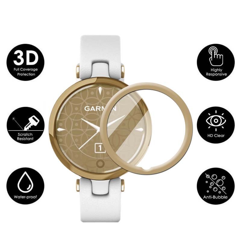 Garminlily GarminLily2 1-3 Chiếc 999D Full Cover HD Kính Cường Lực Cho Garmin Lily 2 Chống Vân Tay Bảo Vệ Màn Hình Đồng Hồ Thông Minh Chống Cháy Nổ