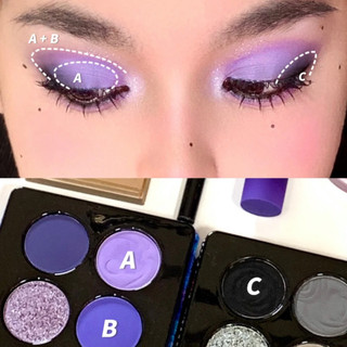 KALEIDOS Bảng phấn mắt Pearlescent Matte Palette