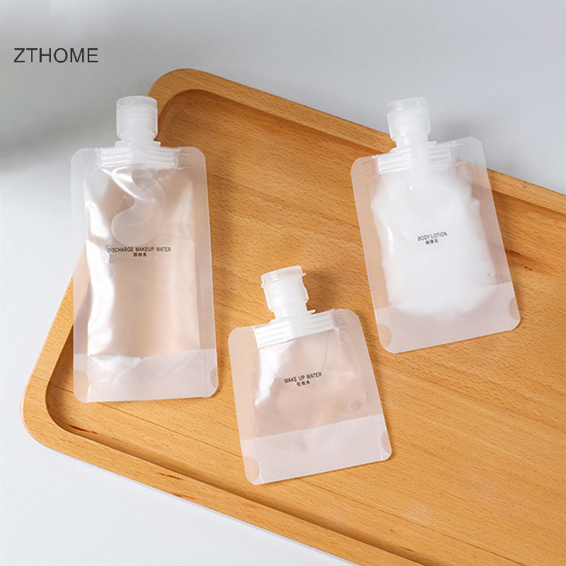 Zthome Túi Du Lịch Mỹ Phẩm Sữa Tắm Gel Dầu Gội Du Lịch Di Động Nhỏ Sữa Rửa Mặt Dùng Một Lần Chai Dụng Cụ Bảo Quản Tại Nhà HOT