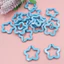 10 Chiếc 30 Mm Acrylic Màu Kẹo Pentagram Mặt Dây Chuyền Hạt DIY Trang Sức Chất Liệu Cho Vòng Cổ Bông Tai Làm Thời Trang