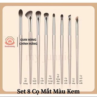 Set 15 Cọ Kèm Bao Da Trang Điểm
