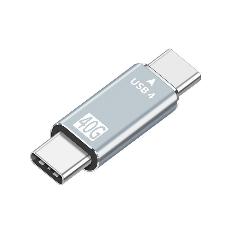 Bộ chuyển đổi USB Type C Male sang Male, Bộ ghép nối USB-C 100W Hỗ trợ truyền dữ liệu lên đến 40Gbps Video 8K / 60hz cho máy tính xách tay, máy tính bảng, điện thoại di động