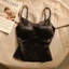 Awngd Phong Cách Trung Hoa Satin Bề Mặt Sling, Spice Girl Mùa Hè Đẹp Áo Vest Lưng, Có Miếng Lót Ngực Mỏng Áo Khoác Ngoài Ngắn Top Đi Biển Kỳ Nghỉ