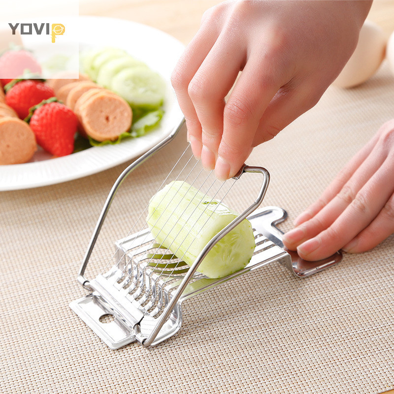 Máy cắt trứng đa chức năng YOVIP, cắt trứng luộc cứng, dâu, nấm, trái cây mềm