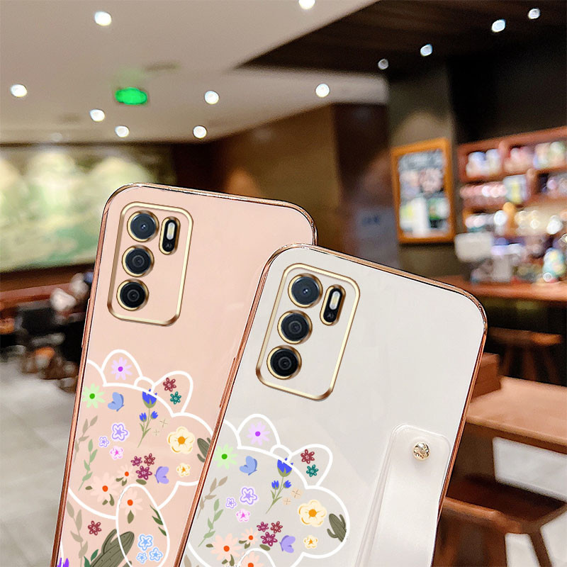 Ốp Điện Thoại Gấu Dễ Thương YBD Cho OPPO Reno 12 Pro Reno 12F Realme C65 4G A3 Pro (Ấn Độ) Có Giá Đỡ Cùng Màu Bảo Vệ Camera Chống Sốc Ốp Lưng Silicon Mềm