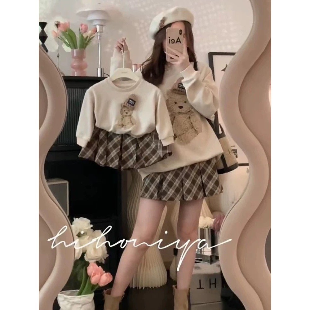 sét váy mẹ con phong cách hàn quốc sang chảnh 8-40kg và mẹ 36-75kg, váy đôi cho mẹ và bé gái