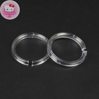 Moonlights 10 Chiếc Trong Suốt Acrylic Vòng Tay Màn Hình Đứng Trang Sức Trưng Bày Kệ Vòng Tròn Trang Sức Chân Đế EN
